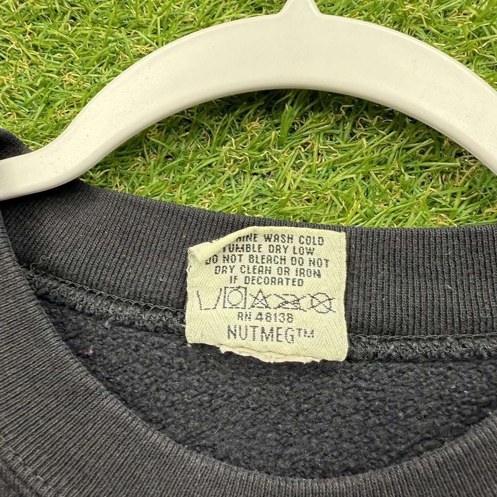 Vintage Carolina Panthers Sweatshirt Mens Large 1993 Nutmeg NFL Crewneck 90s